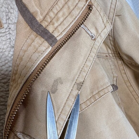 Cabela's Men's Sherpa Lined Utility Chore Barn Coat Primaloft 100% Cotton XL Reg - Picture 14 of 16